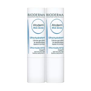 Bioderma - Atoderm - Lip Stick - Hydrating, Soothing and Renewing Lip Stick - for Dry Lips (2 Count)