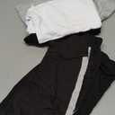 5-11Y Boys Clothes Long Sleeve Hooded Pullover Colorblock Sweatshirt + Pants 2pcs Fall Winter Outfit Set (9-10Y, Z : Grey)