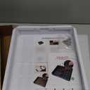 Pull out Cabinet Organizer,Adjustable Width (14"-19") and Depth (17"-24") Expandable,No Drill Slide out Drawers for Kitchen,Pantry,Adhesive Roll out Shelves,for Cabinets Without Lip (White)