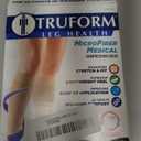 Truform 20-30 mmHg Compression Stockings for Men and Women, Knee High Length, Closed Toe, Beige, Medium (Pair of 1)