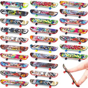 50 Pcs Mini Finger Skateboards,Fingerboards Toy Set,Mini Skateboards Finger Surfboards for Kids Classroom Exchange Gift Birthday Goodie Bag Stuffers