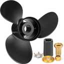 13 1/4x17 Pitch 48-77344A45 OEM Upgrade Aluminium Boat Propeller fit Mercury Outboard Motos 60 75 90 100 115 Hp,15 Spline Tooth,Hub Kits Included,Rh,13.25 x 17p