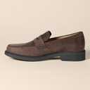 Amazon Essentials Men's Classic Penny Loafers Dress Shoes, Size 11 (Brown)