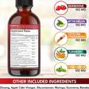 Berberine with Ceylon Cinnamon Supplement Liquid Drops + Bitter Melon Extract, Glucomannan, Gymnema, Chromium, Turmeric, Panax Ginseng, Moringa- 4 OZ