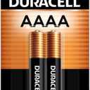 Duracell AAAA 1.5V Batteries, 2 Count (Pack of 1), AAAA 1.5 Volt Alkaline Battery, Long-Lasting for Cameras, Styluses, Flashlights and More