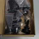 10 Set Adjustable Furniture Leveling Feet, Adjustable Leg Levelers for Cabinets Sofa Tables Chairs, Heavy Duty Height Adjuster Furniture Levelers Foot with T- Nut Kit 3/8"-16 Thread, Black