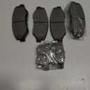 AnnoVinco 8PCS Front & Rear Ceramic Brake Pads Replacement Kit Fits 2013-2015 For Acura ILX, 2012-2015 For Honda Civic, 2003-2007 For Honda Accord(D537 D914)