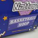 Nattork Kids Basketball Hoop, Adjustable Height Toddler Basketball Hoop Stand, Indoor Outdoor Basketball Goal Toy for Boys Girls Ages 3~8 Years Old, Includes 3 Balls, Ideal for Birthday Gift