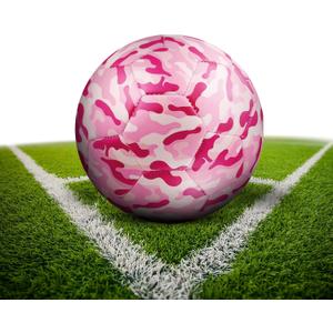 Soccer Ball Size 4, Training Soccer Ball, Anti-Explosion Design Practice for Adult Official Size Indoor Outdoor Sports, Suitable for Training Practice Pink