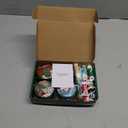 Candles Gifts for Women, 4 Christmas Scented Candles, 4 Mini Hand Cream Lotion & 4 Lip Blam Gift Set for Women, Ideal Party Favors Christmas Gifts Stocking Stuffers for Mom, Coworker, Teacher, Friend