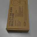 1000W Utility De-Icer, Chicken Water Heater, Submergible Cast Aluminum Thermostatic Control Bird Bath Heater De-icer, for Livestock Poultry Birds, Cows, Horses, Animals Drink Water (Black)