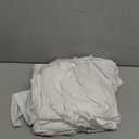 Queen Size Magic Bed Skirt with 16-Inch Drop, 100% Cotton Blend, No Mattress Lifter, Wrap-Around Design with Pleated Split Corners  White Color