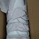 Vensovo Metal Flower Bucket Vase with Handles, 9 Inch Pure White Rustic Farmhouse Centerpiece for Spring Home Decor & Wedding, Set of 6