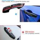 Thenice for 10th Gen Civic Accessories Door Handle Cover Exterior Decoration Compatible with Honda Civic 2021 2020 2019 2018 2017 2016 with Smart Auto Lock Holes -Black
