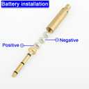 2 x .22LR Laser Bore Sight End Barrel, Red Dot Boresighter(3 Set Batteries)