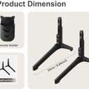 TV Base Stand for Samsung TV Legs Replacement Only for UN50TU7000FXZA UN55TU7000FXZA UN58TU7000FXZA UN50TU7000 UN55TU7000 Not Universal TV Legs for Samsung with Remote Holder Only for Model We List