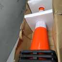 (6 Pack) BESEA 28” inch Traffic Safety Cones Orange Road Parking Cones Heavy Duty Construction Cone Structurally Stable for Traffic Control at Public Place