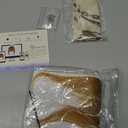 BARSDAR Golden Ginger Blonde Real Human Hair Clip in Neat Bangs Hairpiece