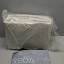 Queen Air Mattress with Built-in Pump,18''Fast & Easy Inflation/Deflation Inflatable Mattress, Foldable Blow Up Mattress with Storage Bag, Inflatable Bed for Home, Camping & Guests (Blue)