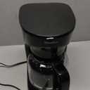 Mueller 12-Cup Drip Coffee Maker - Borosilicate Carafe, Auto-Off, Reusable Filter, Anti-Drip, Keep-Warm Function, Clear Water Level Window Coffee Machine, Kitchen Essentials & Accessories (Black)