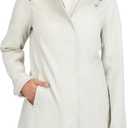 HFX Women's Longline Performance Softshell Jacket (Gray, L)