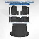 Custom Fit Floor Mats for 2007-2011 Honda CRV
All Weather TPE Floor Liners & Trunk Mat & Door Sill Guard | Odorless Full Set Interior Accessories