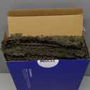 MIULEE Set of 2 Waffle Bathroom Rugs, Super Absorbent Non Slip Bath Rugs, Washable Bath Mats with Tassels, Ultra Soft Rubber Backed Shower Mat for Bathroom Floor, Tub, Green, 17"x24"+18"x30"