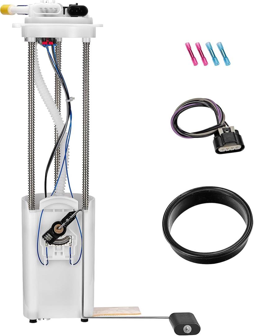 BDFHYK Fuel Pump Module Assembly E3500M Compatible with Chevrolet Pickup Silverado 1999-2004, Compatible with GMC Sierra 1999-2004 4.3L 4.8L 5.3L 6.0L 8.1L w/Sending Unit Fuel Pressure Sensor