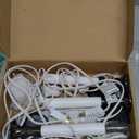 4 Pack Christmas Electric Window Candle Lights with Auto Sensor,Dusk to Dawn,9 Inch Plug in Candle Lamps with Nickel Plated Base,0.6W LED Bulbs for Christmas Decor