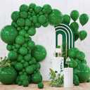 PartyWoo Hunter Green Balloons, 140 pcs Dark Green Balloons Different Sizes Pack of 18 Inch 12 Inch 10 Inch 5 Inch Deep Green Balloons for Balloon Garland Balloon Arch as Party Decorations, Green-Y56