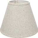 Aspen Creative 58877 Transitional Empire Shape Uno Construction Lamp Shade, Flaxen, 6" Top x 12" Bottom x 9" Slant Height