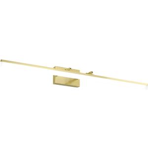 Aipsun Brushed Brass Vanity Light Fixtures 40inch Modern LED Bathroom Fixtures Gold Vanity Lighing for Bathroom Wall Light Fixtures 5500K