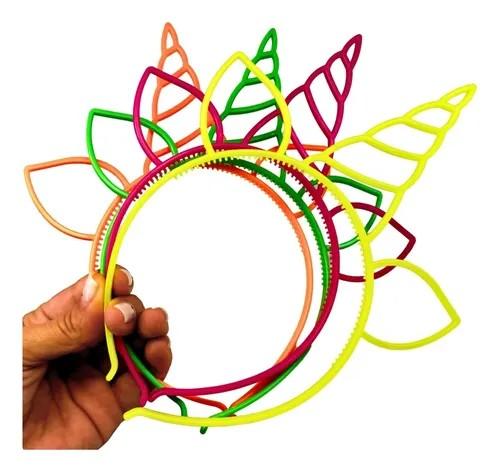 Zddaoole 24 Pcs Unicorn Headbands Unicorn Birthday Party Favors,Plastic Hairbands for Girls,Headware Accessories for Party Supplies Gift,Teens Toddlers Children