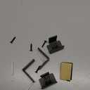 Door Barricade Brackets,2Pack Heavy Duty Door Security Bar Brackets,Open Security Bar Holder U Brackets,Fits 2 x 4 Lumber for Door Brace, Home, Garage, Barn, Shed,Gate Security, Black