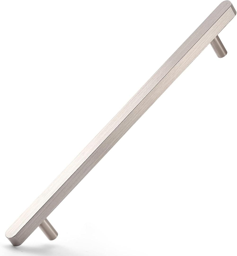 1 Pack Stainless Steel Brushed Nickel Cabinet Pulls Square Kitchen Cabinet Knobs 7 Inch Hole Center Brushed Nickel Cabinet Knobs Kitchen Cabinet Handles Bathroom Cabinet Pulls Brushed Nickel
