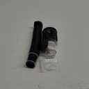 Upgraded 2 in 1 Bathroom Sink Drain Kit with Flexible P-Trap, Suitable for 1-1/4'' or 1-1/2'' PVC Drain Pipe, Pop Up Drain with Anti-clogging Sink Stopper, Ten Minutes Easily Installation (Black)