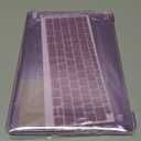 G JGOO Compatible with MacBook Air 13 Inch Case 2022 2021 2020 2019 2018 Release M1 A2337 A2179 A1932 Touch ID, Glitter Plastic Hard Shell Case + Keyboard Cover + Screen Protector, Sparkly Purple