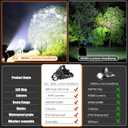 Bud K LED Headlamp Rechargeable, Upgraded 30W Super Bright Head Lamp 1000 High Lumen with 6 Modes, Zoomable, IPX6 Waterproof Headlamps for Outdoor Hiking, Camping, Running, Fishing, Hunting