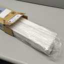 DEZ FURNISHINGS Cordless 2" Signature Faux Wood Blind, 35" W x 48" H, Embossed White