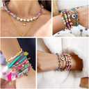 3 x Round Letter Beads 4x7mm Acrylic Alphabet Beads G for Bracelets Making Keychain Jewelry DIY - 100pcs