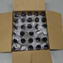 30 Pack 1.7oz Mini Liquor Bottles with Black Cap,Plastic Alcohol Bottles with 10 Funnels,Airtight Plastic Spirit Bottle for Weddings,Party Supplies