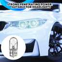Honoson 30 Pieces 1/4 Wedge Base 12V 5W Bulb Clear Krypton Light Bulb for Landscape, RV and Cabinet Lighting