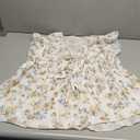 Acelitt Womens V Neck Ruffle Cap Sleeve Tie Front Tops,S-XXL (Large, Khaki)