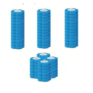 Disposable Toilet Bowl Wand Refills, Toilet Cleaning Refills, Disinfecting Scrubbing Pads,60 Count Disposable Toilet Brush Refills, Toilet Cleaning Sponges Heads for Bathtub, Floor, Drain