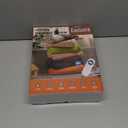 Eastsora Electric Heated Blanket Throw 50''x60''  Soft Dual-Sided Flannel, 12 Heat Settings, Smart Timer, ETL & FCC Certified, Machine Washable (Brown & Gray, Single(50"x60"))