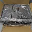 OPNICE Desk Organizer, 4-Tier Desktop File Organizer with Drawer and 2 Pen Holders, Office Desk Accessories, File Sorters, Workspace Organizers for Office Supplies(Brown Wood)