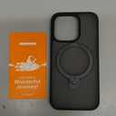 TORRAS Upgraded 360Spin Magnetic Stand for iPhone 14 Pro Case, Compatible with Magsafe, Military Grade Shockproof Slim Protective 14 Pro Case with Kickstand & Ring Holder, Ostand Spin, Black