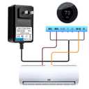 24V Doorbell Transformer - 110V/120V AC to DC 24V Adapter - Compatible with Ring Doorbell, 16.4 Ft 