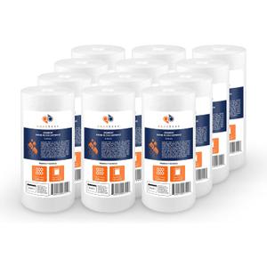 Aquaboon 5 Micron 10 x 4.5 Sediment Water Filter Replacement - 12 Pack