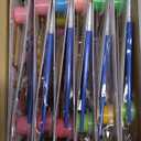 12 Pack Pink Farm Party Favors for Kids  Individually Wrapped Paint Your Own Wooden Magnet Craft Kits with Thank You Card, Barnyard Animal Birthday Supplies for Girls